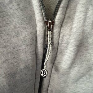 lululemon athletica Gray Zip-Up Hoodie